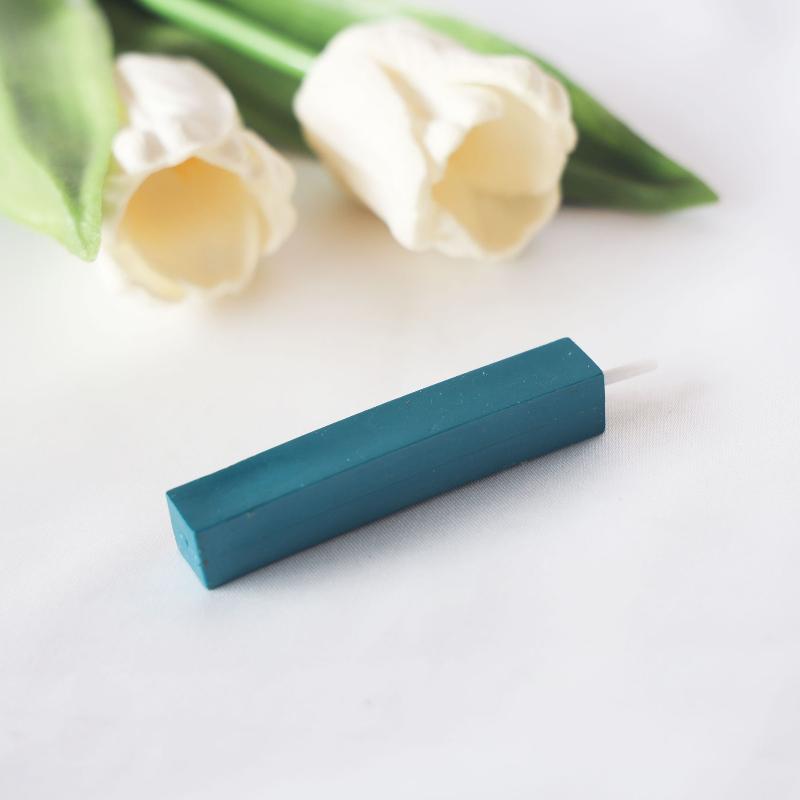 14-color Matte Lacquer Square Wax with Core Short Lacquer Seal Wax Strip Envelope Invitation Packaging Decoration