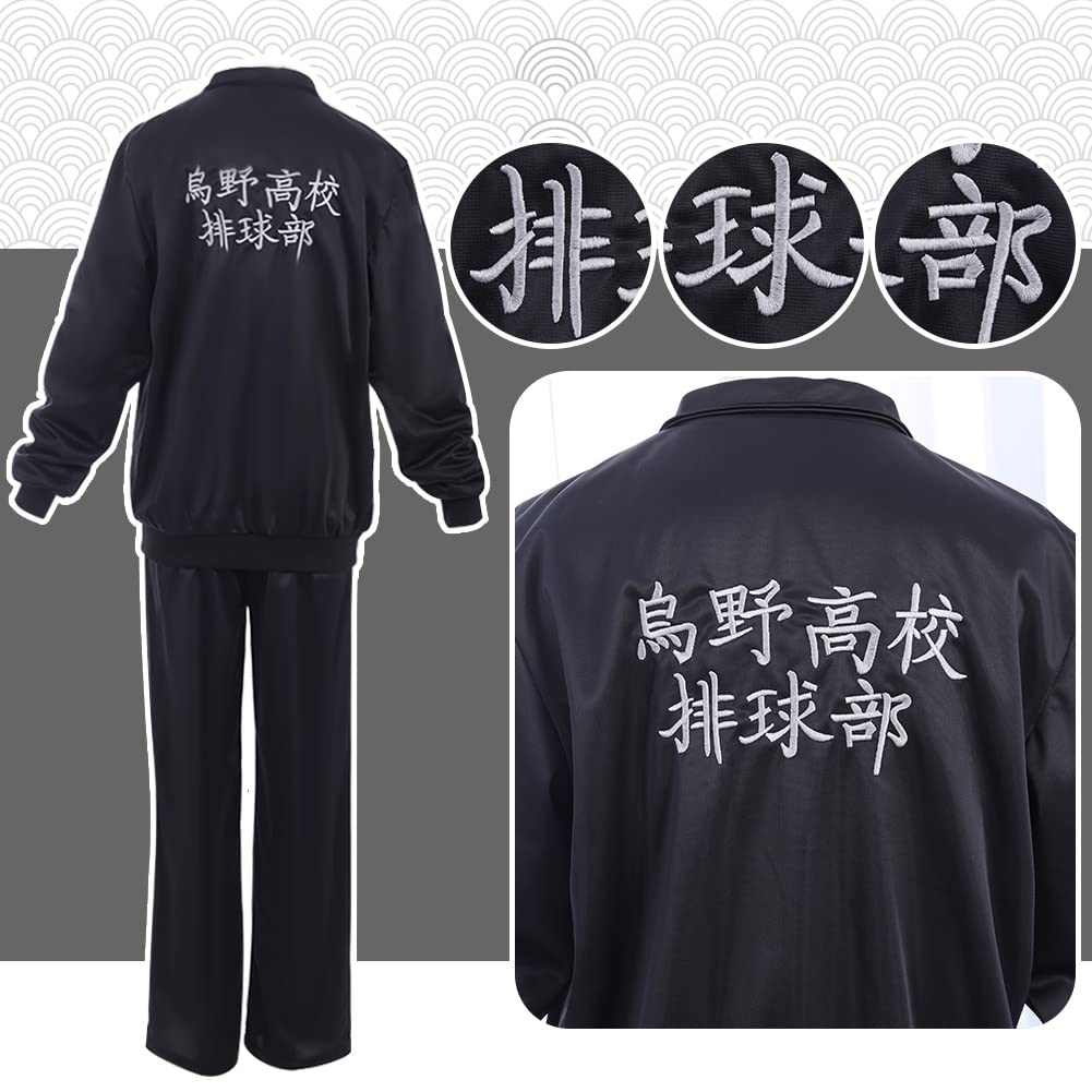 Formemory Karasuno High School Trikot Uniform Cosplay mit Daichi Tobio Shoyo und Koshi Volleyball Lang Studenten Unisex Kostüm, Sawamura,