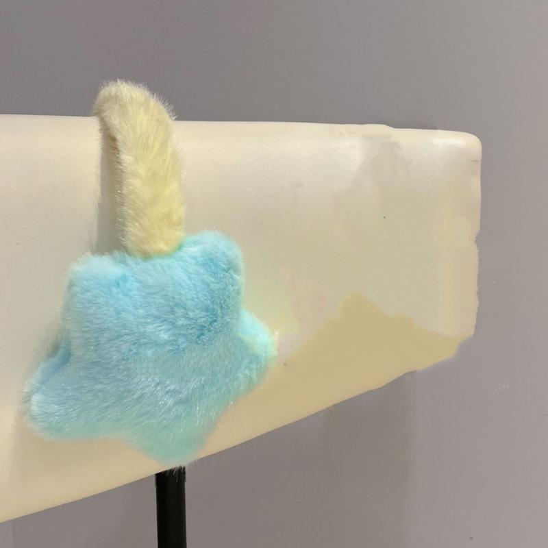 Cute Star Earmuffs Plush Fluffy Outdoor Warm Windproof Ear Muffs Kawaii Sweet Cycling Ear Winter Warmth Outdoor Accessories