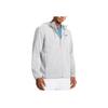Under Armour Loose-Fit Hooded Zip-Up Long Sleeve Jacket Men Outerwear Grey 1378824-011