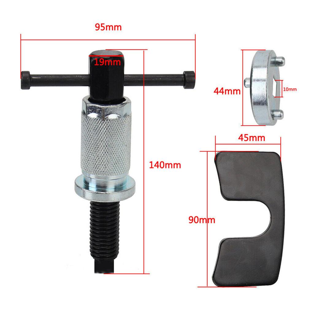 Brake Caliper Piston Rewind Tool, Car Rear Brake Pad Brake Piston Wind Back Tool, Right Handle Set For Automotive Replacement Tool