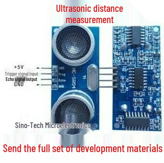 HC-SR04 Ultraschallsensor-Modul mit vollständigem Materialset