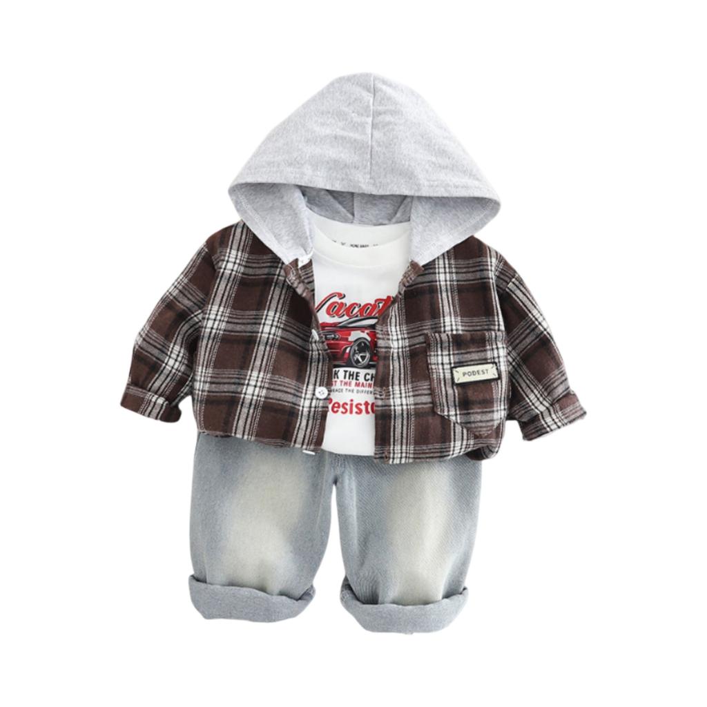 Παιδικό Καθημερινό Σετ Μακρυμάνικης Μπλούζας και Παντελονιού, Άνετα Καθημερινά Ρούχα