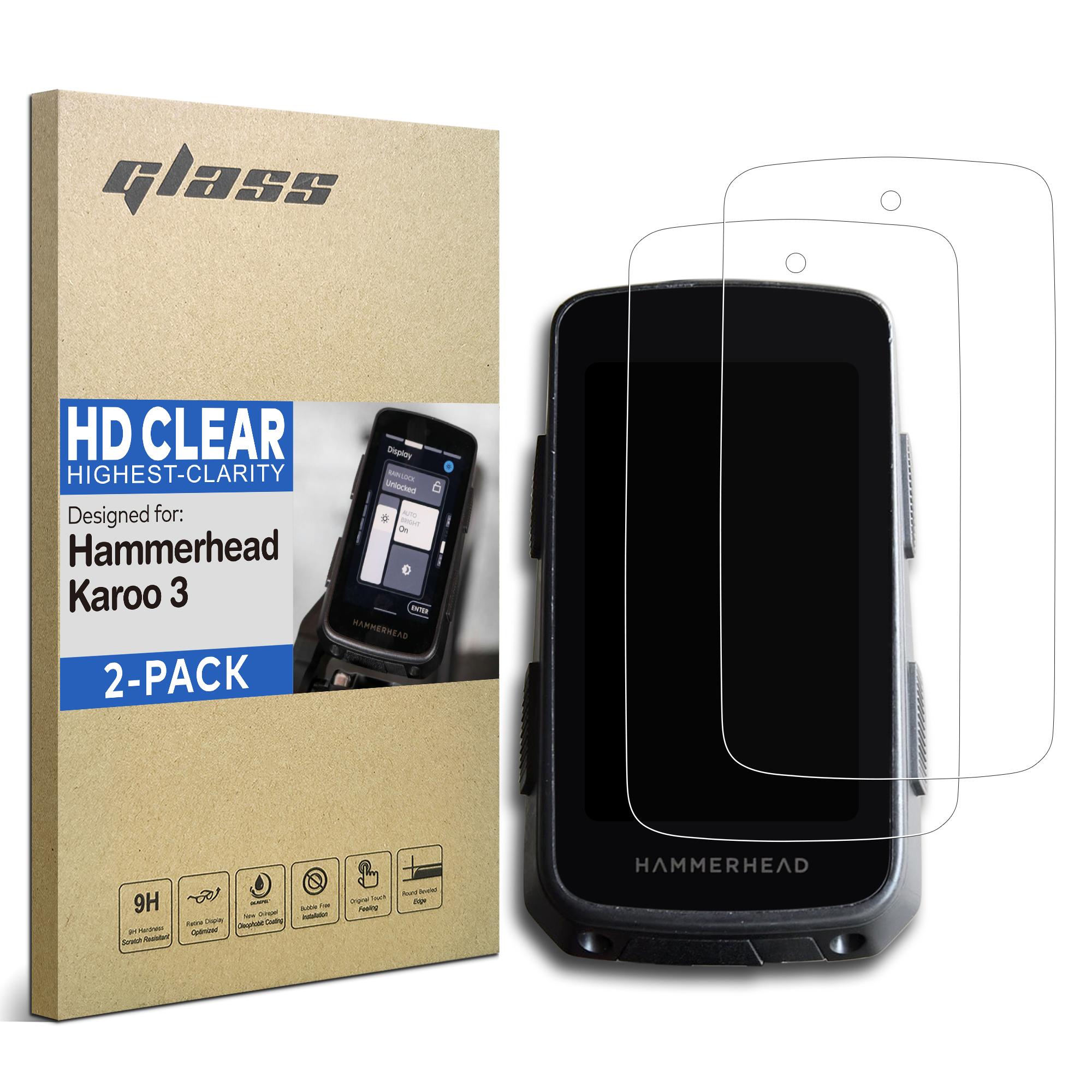 

Tempered Glass Screen Protector for Hammerhead Karoo 3 Bike Computer 3.2 Touchscreen Accessories Anti Glare 1PCS - 3.2 inch