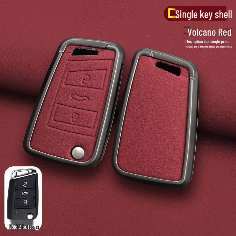 Volkswagen Key Cover Set for Lamando, Tiguan L, Golf 7, Tayron, T-Roc, Tharu, Teramont, Lavida, and Sagitar