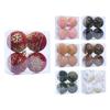 Luxury Christmas Spheres Velvet Flocking Painted Balls Christmas Ball Ornaments  Festival Event