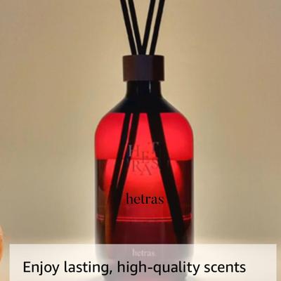 HETRAS Premium Reed Diffuser 16.9oz (500 Ml) Diffuser & Sticks for Home & Office & Bathroom Decor