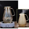 champagne color Heat-resistant glass teapot Large capacity thickened explosion-proof glass Household daily necessities teapot