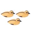 3Pcs Floating Yellow Duckling Realistic Plastic Duck Fish Pond Ornament for Garden Swimming Pool
