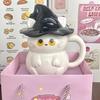 Creative Personality Magic Hat Cat Mug Halloween Ghost Ceramic Cartoon Cup Cute Female Couple Water Cup