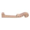 Handcrafted Maple Wood Violin Neck with Fingerboard for 44 Full Size Violin DIY Parts