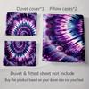 Vibrant mandala burst Bedding Duvet cover sets Duvet covers Pillowcases gifts (1 * Duvet Cover 2 * Pillowcases, without duvet insert)
