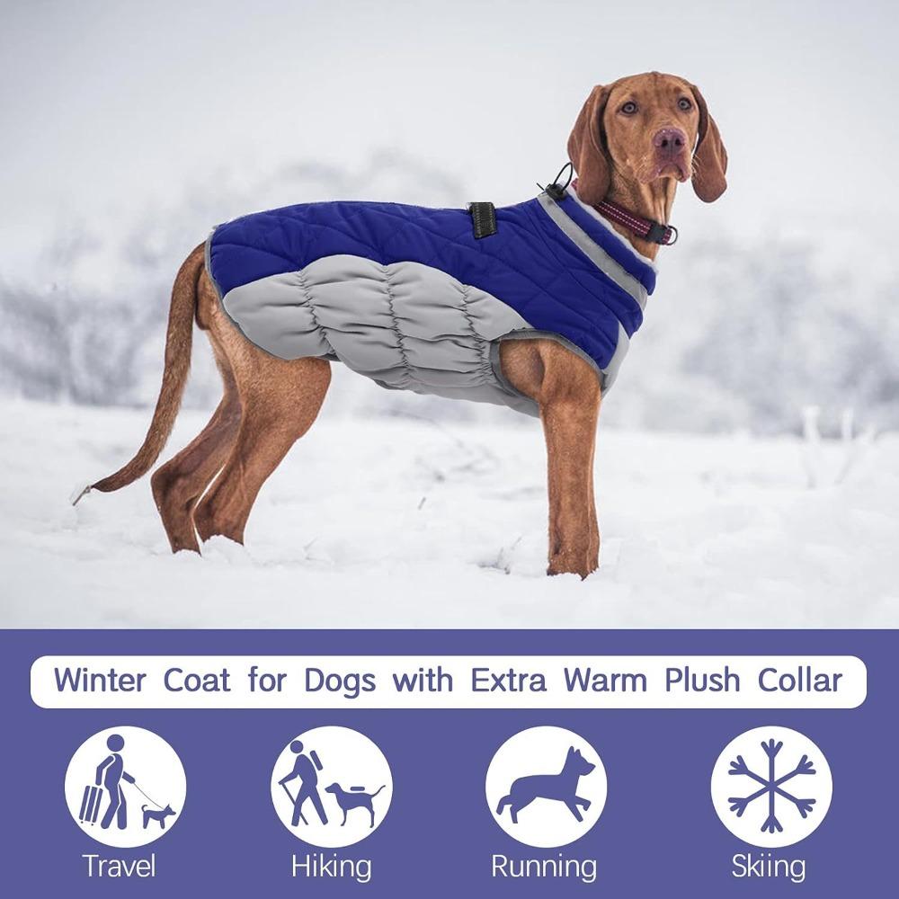 Large Dog Winter Clothes Thickened Warm Dog Cotton-padded Clothes Windproof Comfortable Coats for Dogs Pet Products Supplies