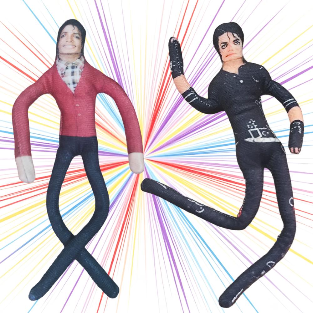 Michael Jackson Beweegbare Gewrichten Actiefiguur Pluche Pop Cosplay Ornament Verzamelaar Model Speelgoed Huisdecoratie Fan Collectie Cadeau