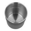 320ml Capacity Stainless Steel Cup White Drinking Cup Small Size Double Wall Cup  Home Use