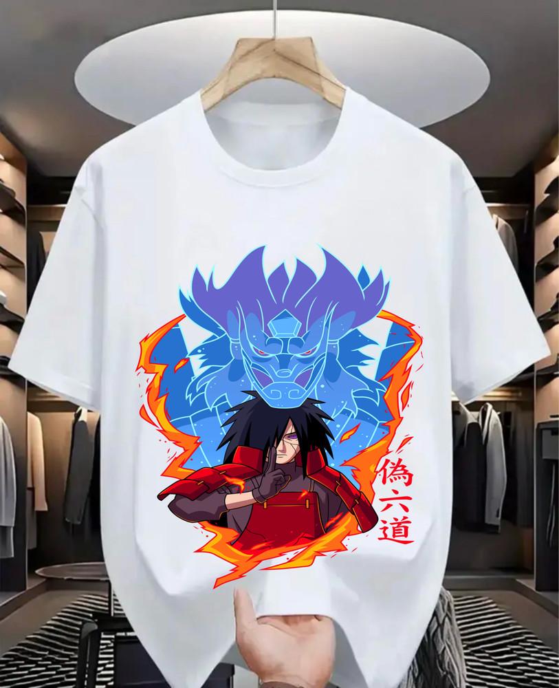 

Футболка Пейн Акацуки Наруто Итачи Учиха Хоррор Манга Аниме Черная Подарочная футболка S