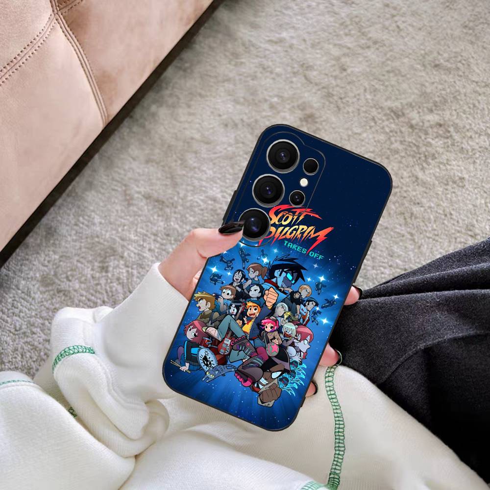 S-Scott Pilgrim Phone Case For Samsung S 24 Fe 25 Ultra Plus 20 Lite 21 30 22 23 24 22 Ultra 5G Fundas