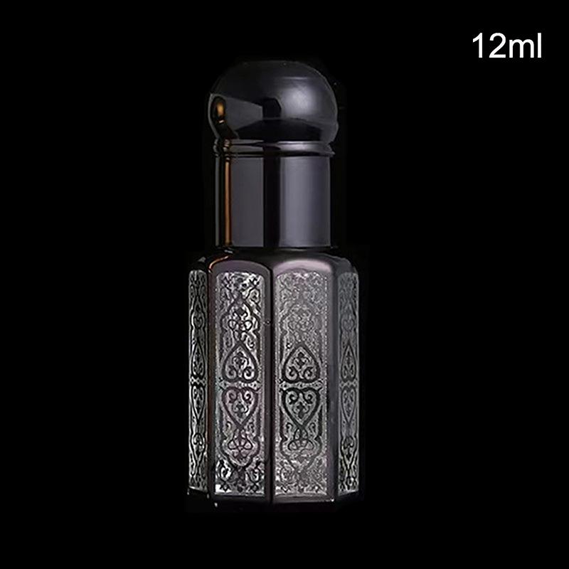 3/6/12Ml Essential Oil Roller Bottle Gold Dropper Perfume Bottles Travel Refillable Roll On Glass Luxury Empty Container
