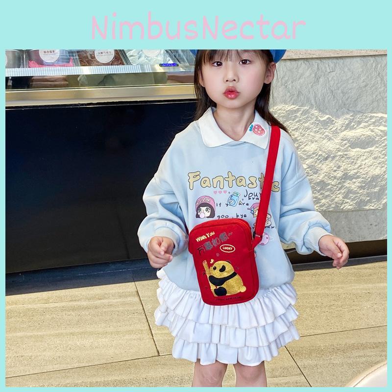 Canvas Mini Cute Panda Shoulder Bag For Kids Perfect For New Celebrations Year