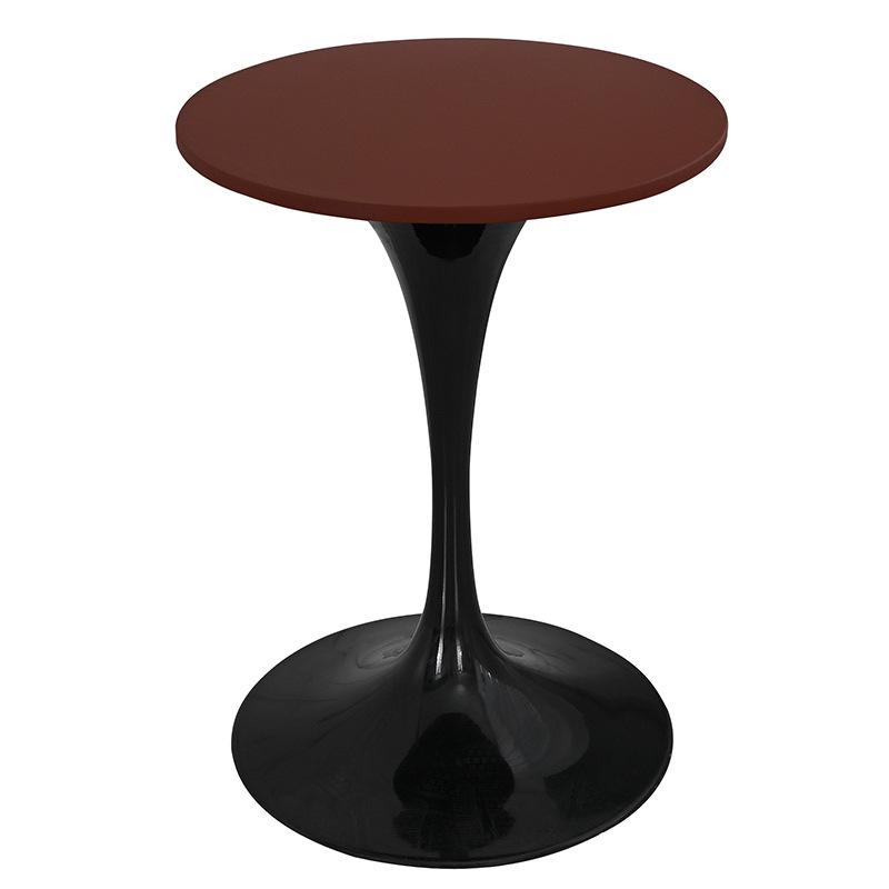 Waterproof Round Elastic Edged Tablecloth PU Leather Oil-resistant Non-slip Table Cloth Cover for Home Kitchen Dining Room