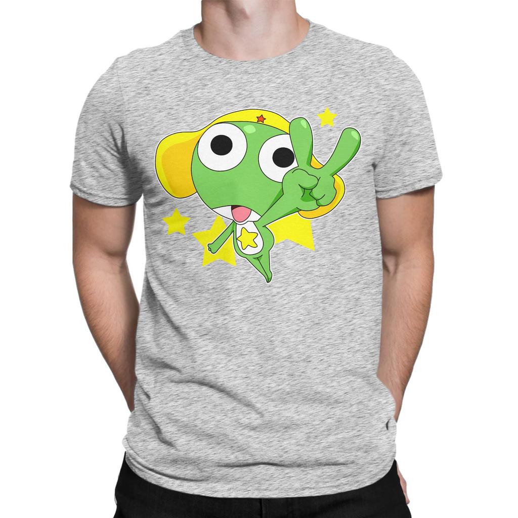 Cute Sgt Frog Keroro Comedy Anime T Shirt Men Women 100 Cotton TShirts Round Neck  Tees Short Sleeve Clothing Gift Idea