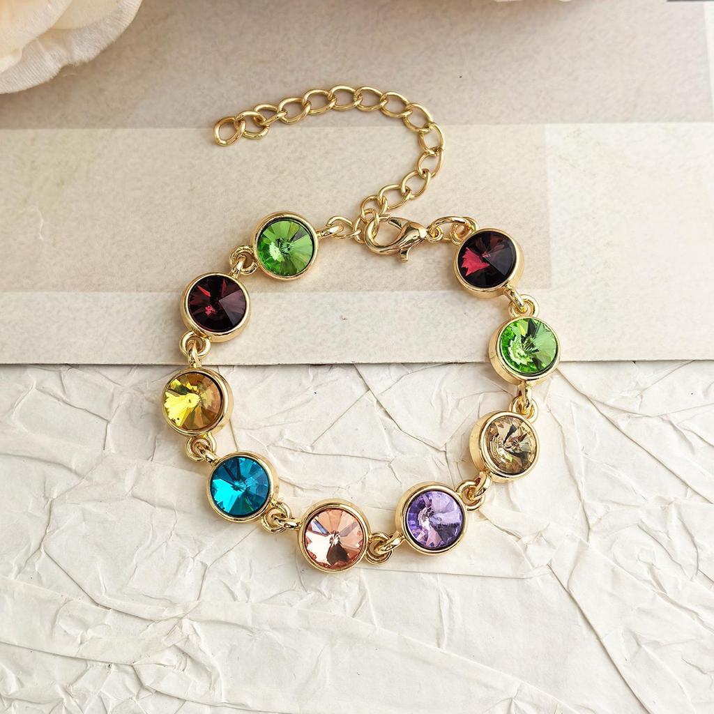 Girocollo Colorato a Diamanti Primavera/Estate - Collana Clavicola da Donna di Alta Gamma, Design Versatile