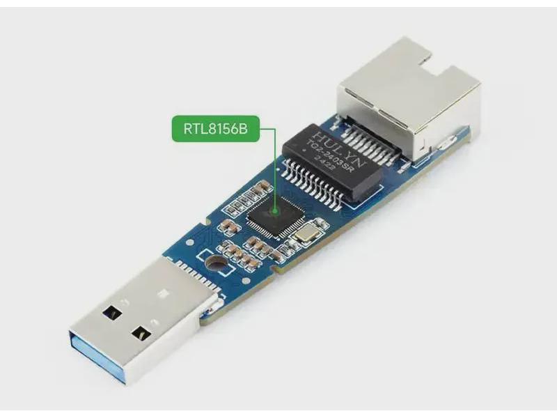USB To 2.5G RJ45 Network Adapter with RTL8156B, Driver-Free, Multi-System Support