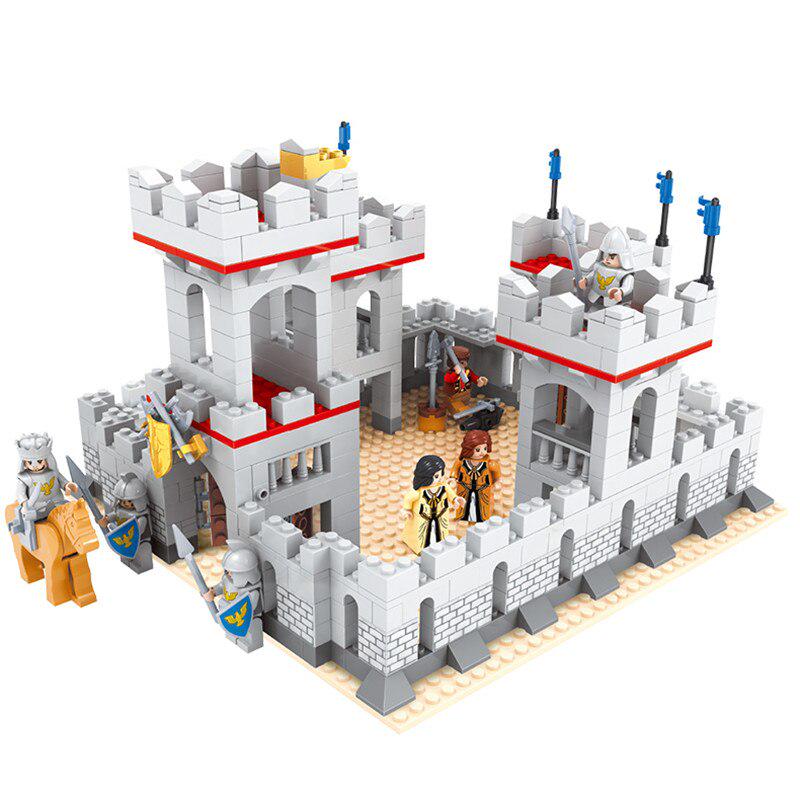 Knight Castle Building Blocks 686pcs Enlightenment Children Education Building Brick Toys