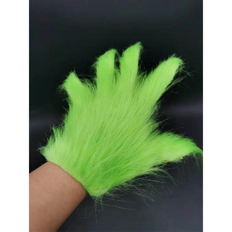 Set Costum Complet Verde (Mască + Pălărie + 2 Mănuși) - Pentru Halloween și petreceri tematice