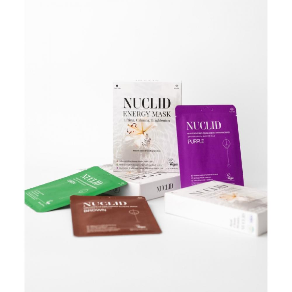 

Nuclid Energy Mask Pack Set 9pcs Glutathione Madecassoside Collagen NONE