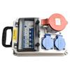 Outdoor Waterproof Distribution Box with Robust Design and Multiple Sockets for Construction Site Applications