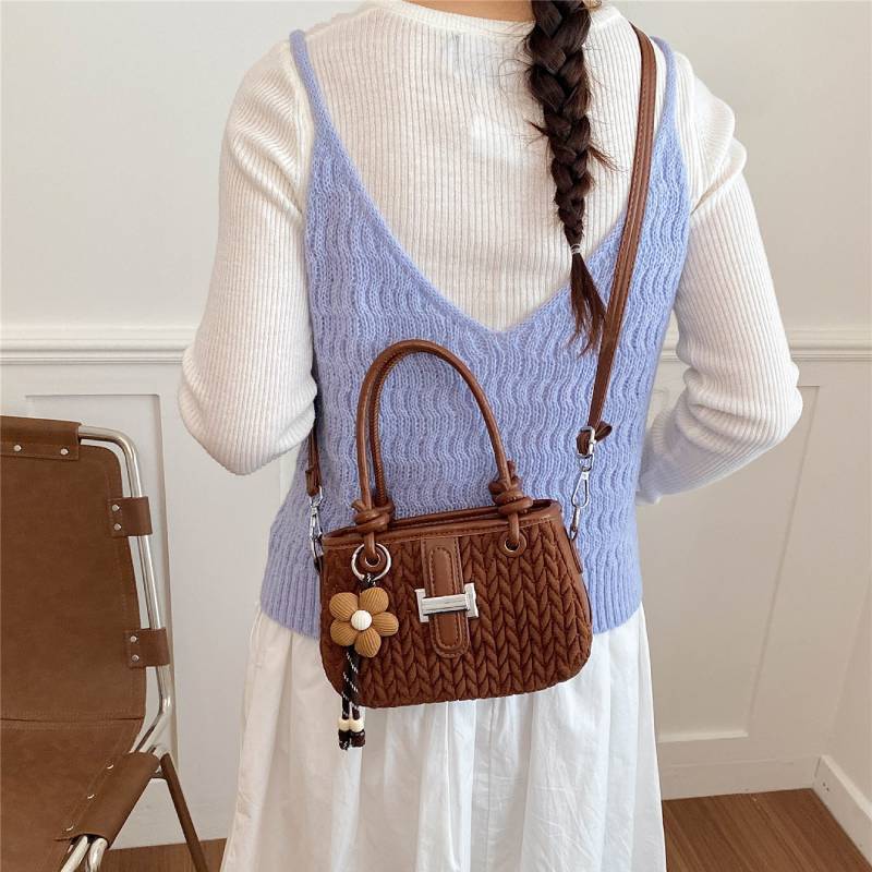Pu Minimalist Crossbody Bag With Chain Strap For Daily Casual Use
