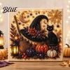 Stress Relief Creative Hobbies Halloween Faux Pearl Art DIY Kit Spooky Cute 3D Diamond Painting Paint Free Bead Set Craft Witch Black Cat