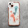 Funny Cartoon Jellyfish Phone Case For iPhone 17 16 15 14 13 12 11 Pro Max Mini Plus 7 8 Air Shockproof Transparent Soft Cover