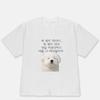 2026 Funny Bichon Dog Korean Meme T Shirt Unisex Graphic Loose Harajuku Streetwear Cute Puppy Pet Print Summer Black Tops