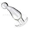 Anal Plug G Spot Stimulator Vaginal Plug Glass Dildo Butt Plugs Clear Crystal Dildos Adult Sex Toys For Woman Vagina Stimulate