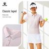 KELME Damen Kurzarm-Poloshirt mit Baumwollgefühl und Schnelltrocknung