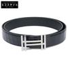 D Stamp Ash O'Care Crocodile Polosus Belt 100 Black / SV HardwareUsed