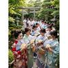 Silk Folding Fan, Bamboo, Simple, Luxury Silk Fan, Short-Rib Fan, Large, for Yukata, Kimono, Traditi