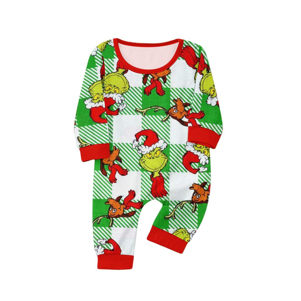 Christmas Prints Family Matching Long Sleeve Tops+Parhts Set Family Matching Sets