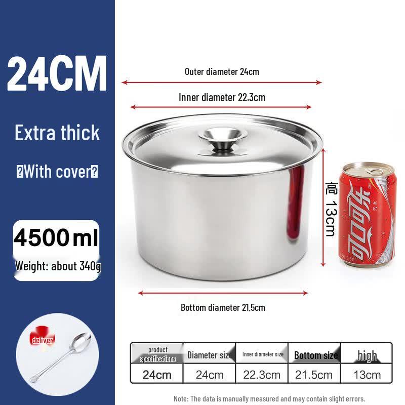 Qiwei Thickened Stainless Steel Seasoning Box with Lid