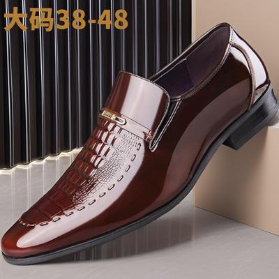 Fashion 2025New Men's Dress Shoes Fashion Pointed Toe Leather Shoes Classic Business Casual Leather Shoes for Men Loafers Zapatos Hombre