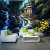 Waterfall And Stream Landscape Digital Printing Polyester Wall Tapestry Suitable For Use In Living Rooms Bedrooms Bars And Party