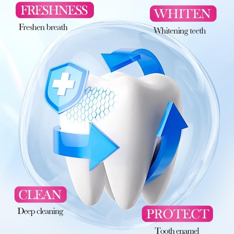Cherry Blossom Mint Whitening Toothpaste SADOER Clean Teeth Oral Toothpaste