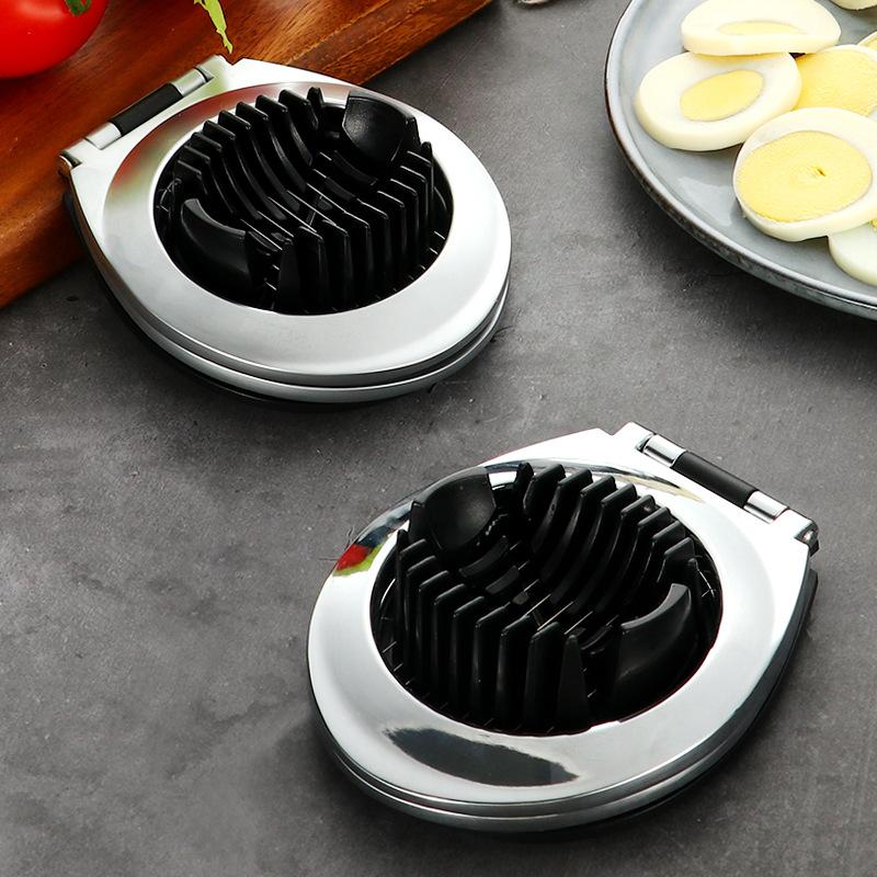 Egg Slicer Multipurpose 304 Stainless Steel Wire For Hard Boiled Eggs Egg Cutter Heavy Duty Slicer For Strawberry Fruit