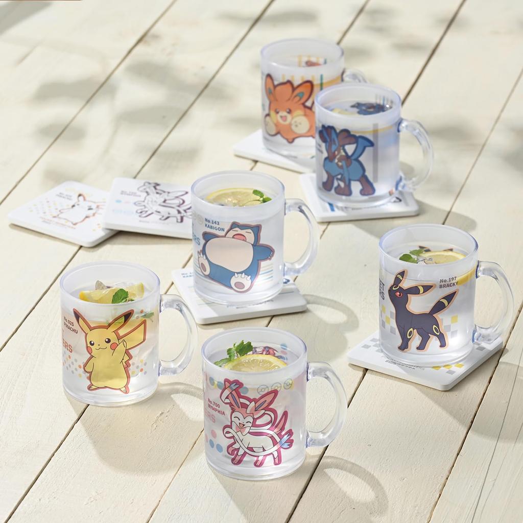 Lucario Glas Hergestellt in 145104 „Pokémon“ Tasse/Becher, ca.. 320ml, Muster, Japan,