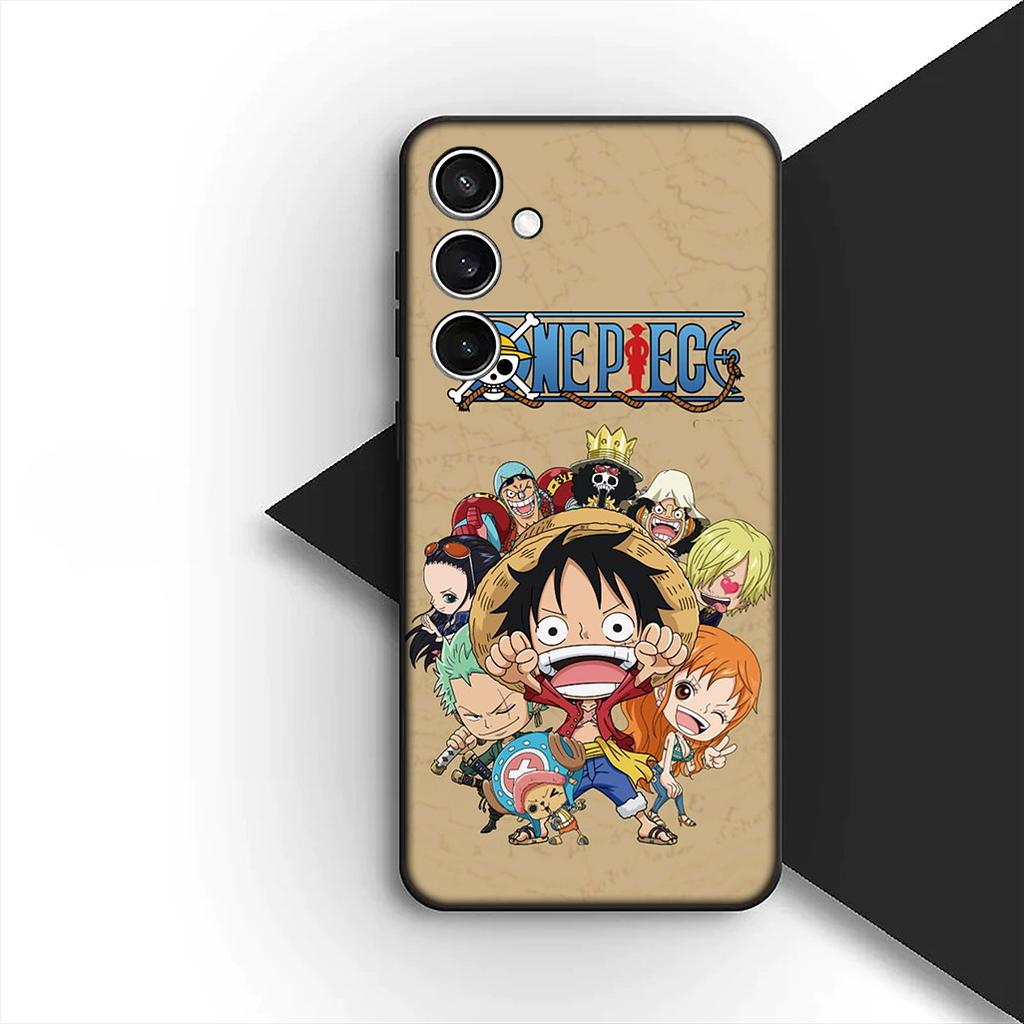 Cover for Samsung Galaxy S10 S8 S9 Plus A33 A34 A31 70 A71 A72 Note 20 9 8 S10E Casing Phone Case One Luffy Pieces Tony Chopper
