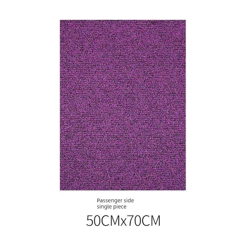 Floor Mats, Freely Cuttable, Universal, Easy To Clean, Can Be Cut Individually, for Driver and Passenger Seats, Waterproof, Thickened Silk Loop Design