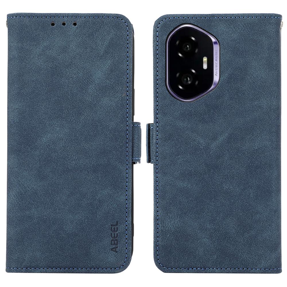 

ABEEL Чохол для Honor 400 Шкіряний чохол-книжка з підставкою та віконцем Блокування RFID Чохол для телефону Blue