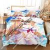 3D Print Princess Connect! ReDive Bedding Set Single Twin Full Queen King Size Bed Set Aldult Kid Bedroom Duvetcover Sets
